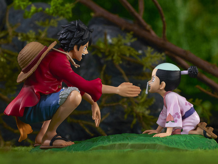 One Piece Ichibansho Revible Moment Monkey D. Luffy & Momonosuke (Ein neuer Morgen)