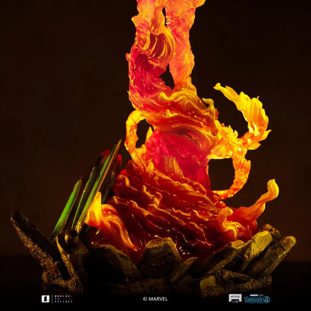Human Torch Art Scale Statue von Iron Studios