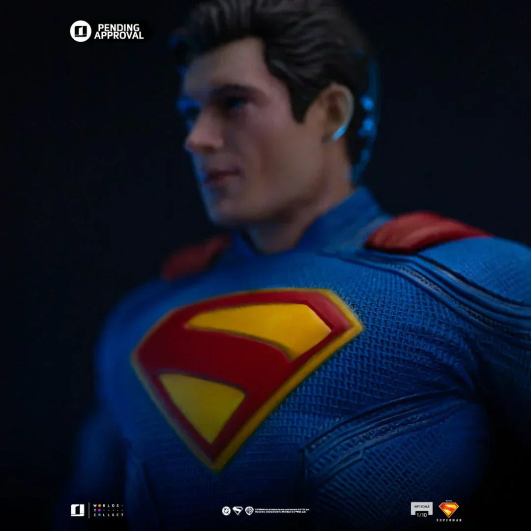 Superman & Krypto Art Scale Statue von Iron Studios