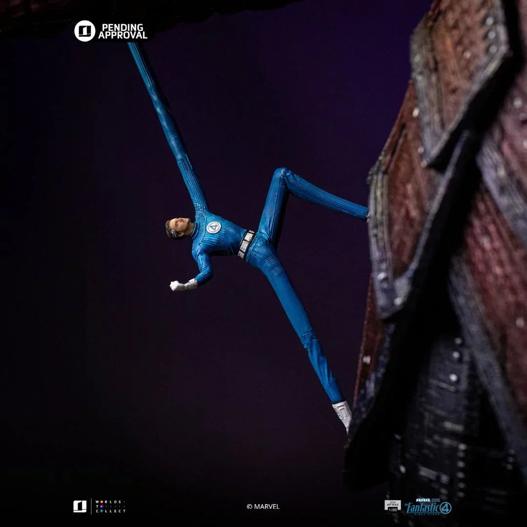 Fantastische Vier Galactus Diorama Deluxe Demi Art Statue von Iron Studios