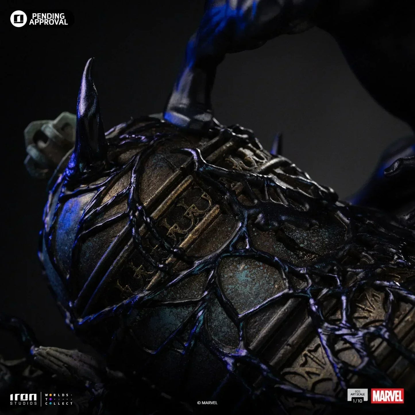 Spider-Man Schwarze Bds Kunststatue von Iron Studios