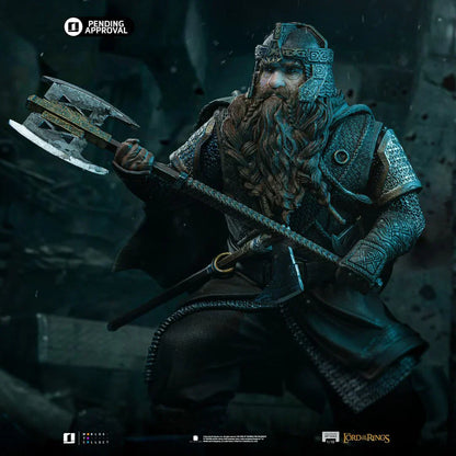 Der Herr der Ringe Gimli Unleashed Kunststatue von Iron Studios