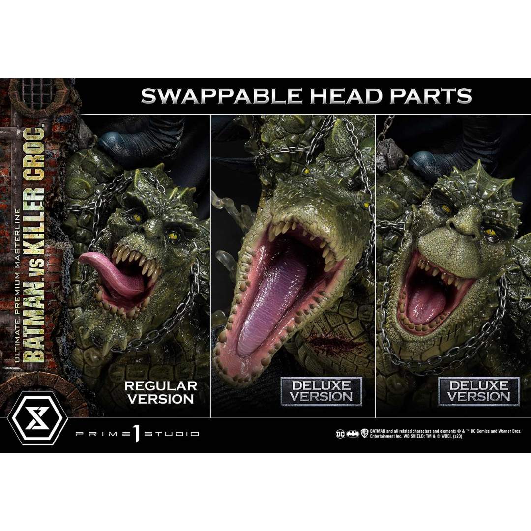 Dc Comics Batman vs. Killer Croc (Deluxe-Version) Statue von Prime 1 Studio