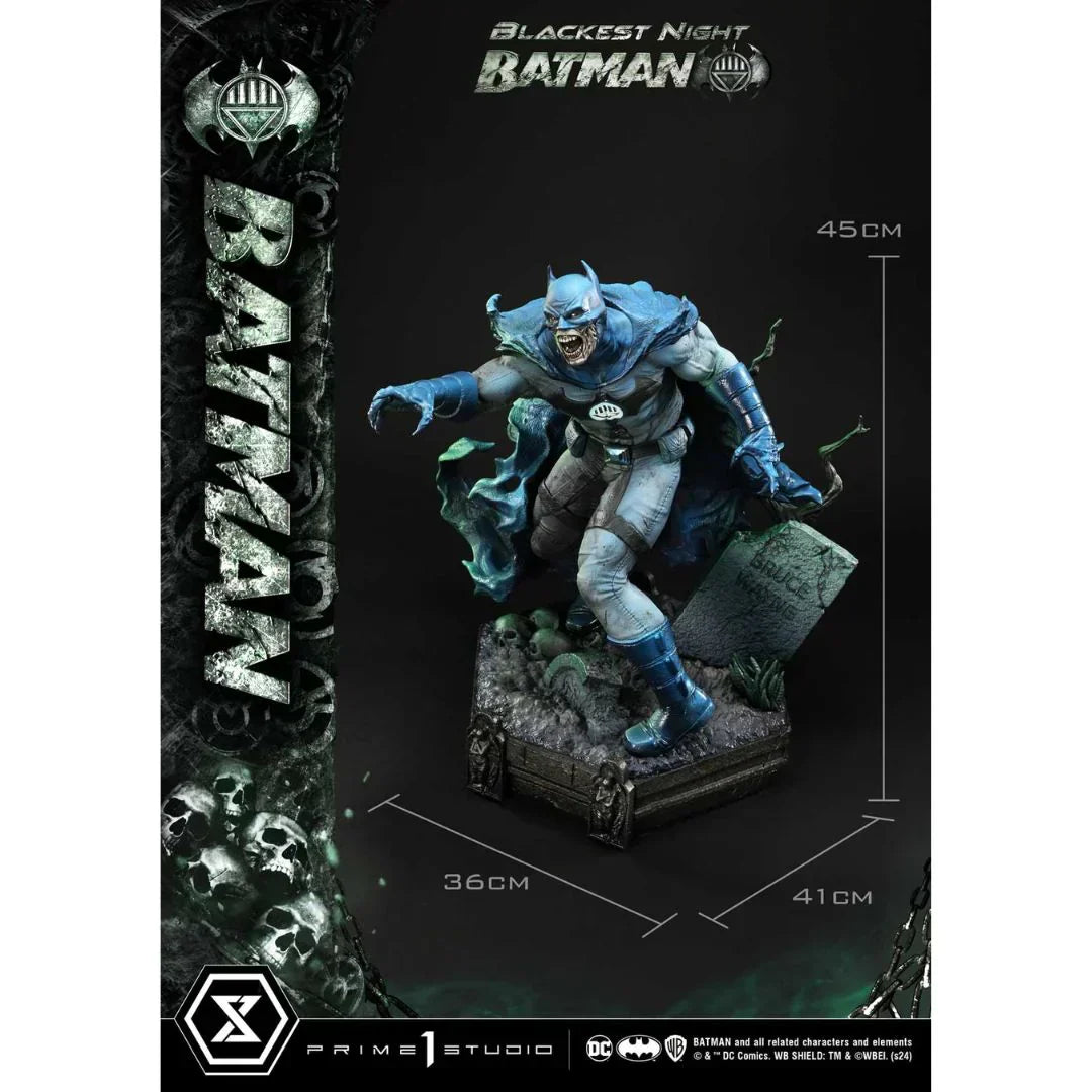 Blackest Night (Comics) Batman Statue von Prime 1 Studio
