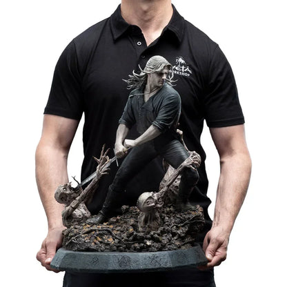 Die Witcher Geralt Die Weiße Wolf Statue von Weta