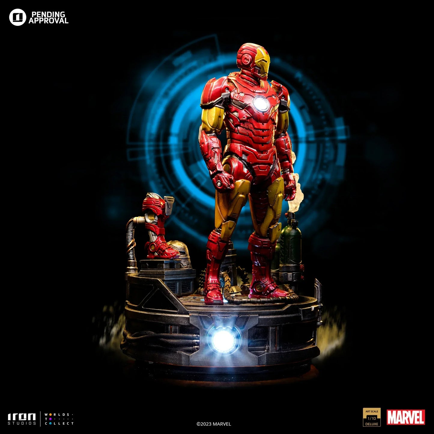 Iron Man Unleashed Statue von Iron Studios