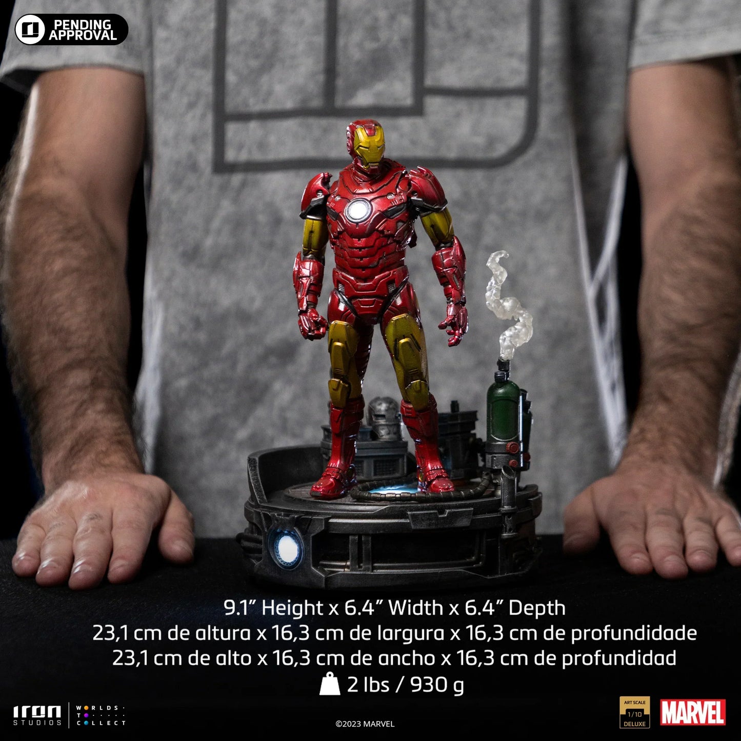 Iron Man Unleashed Statue von Iron Studios