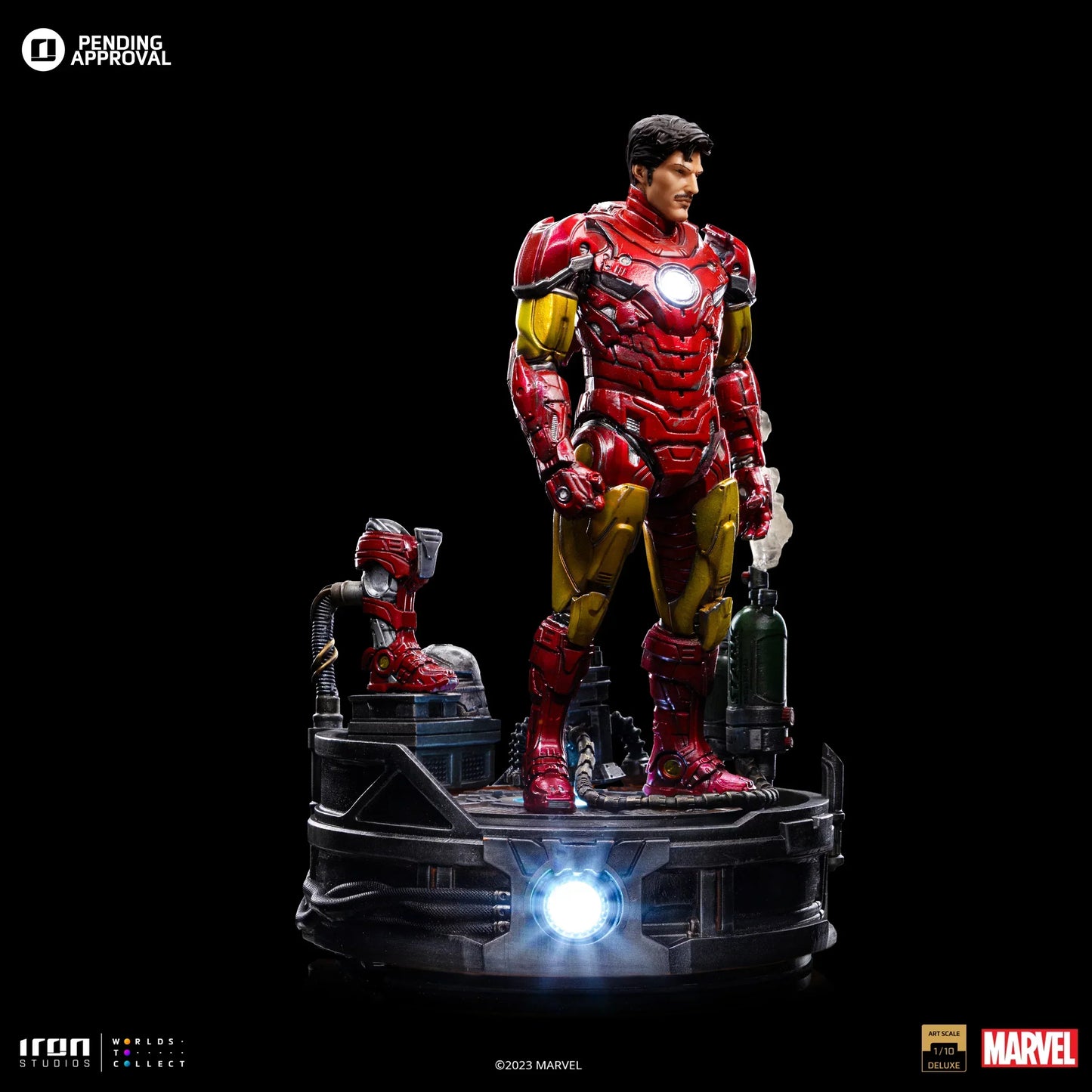 Iron Man Unleashed Statue von Iron Studios