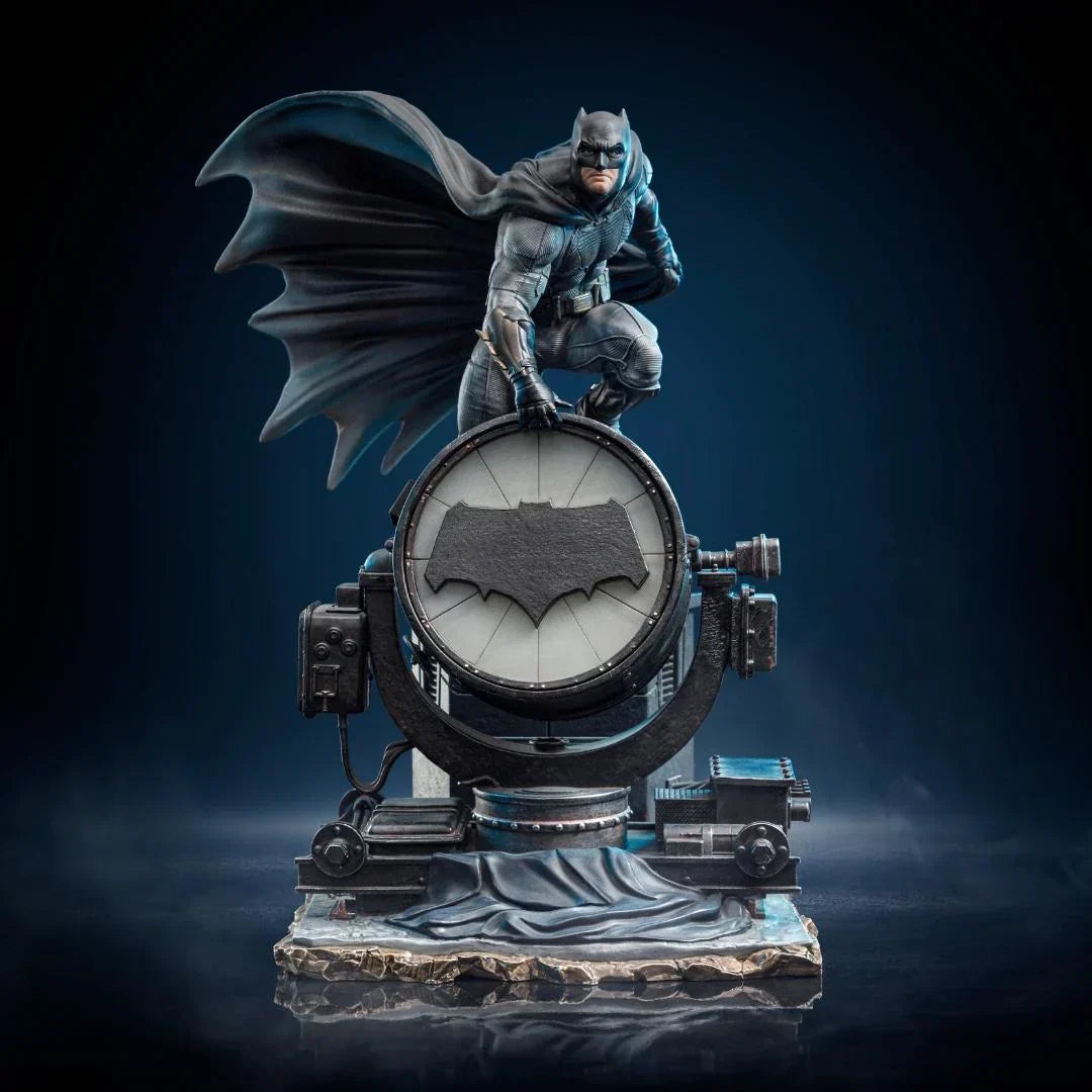 Batman auf Batsignal Deluxe Zack Snyders Justice League Deluxe Art Scale 1/10