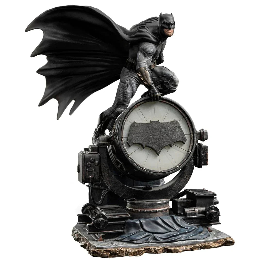 Batman auf Batsignal Deluxe Zack Snyders Justice League Deluxe Art Scale 1/10
