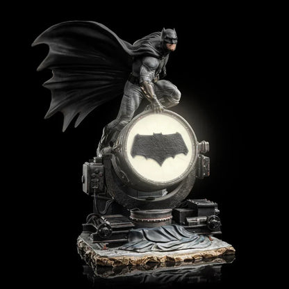 Batman auf Batsignal Deluxe Zack Snyders Justice League Deluxe Art Scale 1/10
