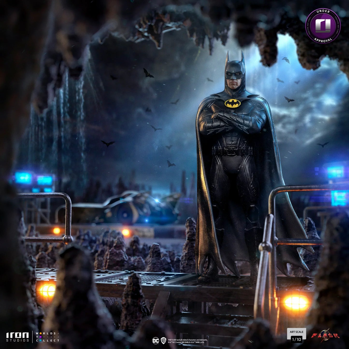 Die Flash Batman Deluxe Statue im Maßstab 1:10