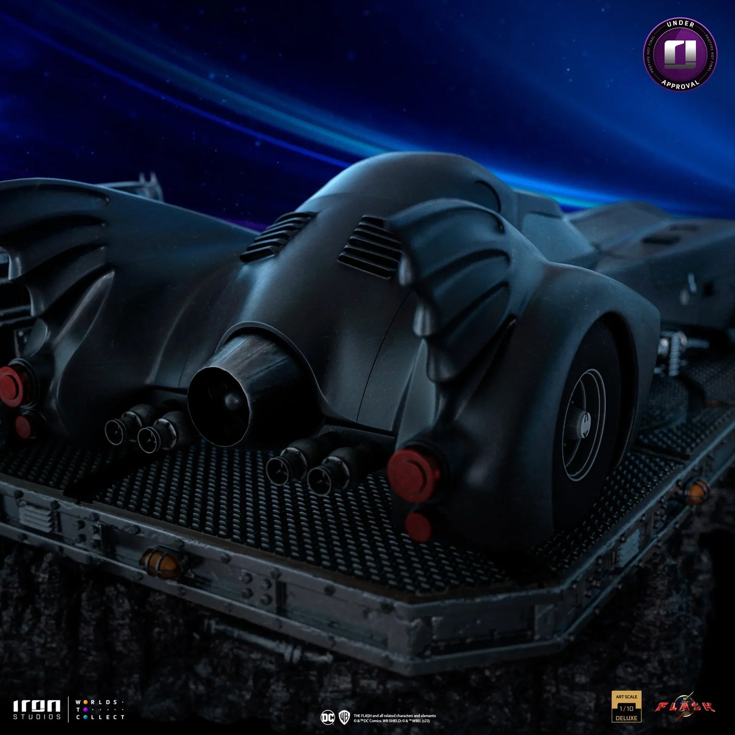 Die Flash Film Batmobil Deluxe Art Scale Limited Edition 1:10 Statue
