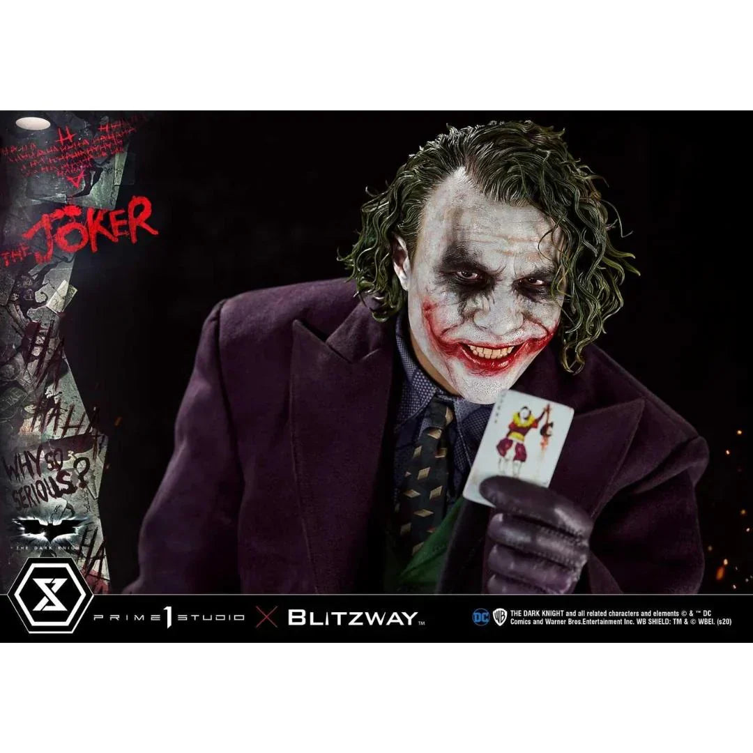 Die Dark Knight Joker Museum Masterline Deluxe Statue von Prime 1 Studio