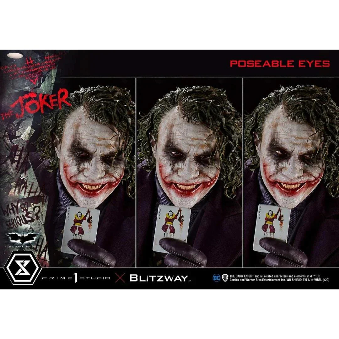 Die Dark Knight Joker Museum Masterline Deluxe Statue von Prime 1 Studio