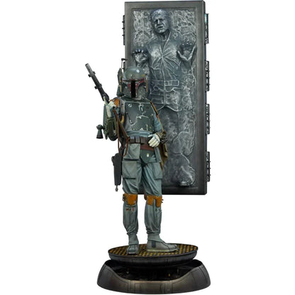 BOBA FETT UND HAN SOLO IM CARBONIT Premium Format™ Figur von Sideshow Collectibles