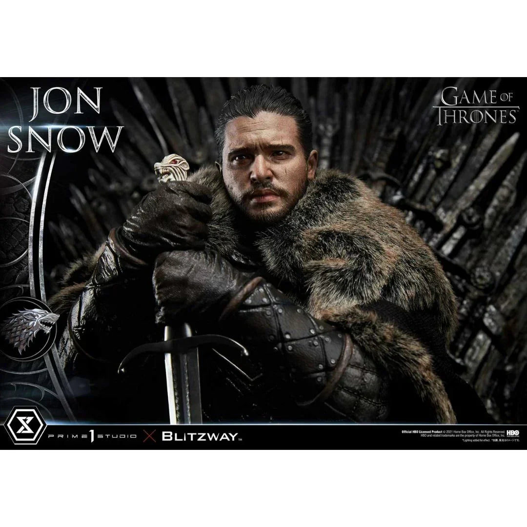 Game Of Thrones Jon Snow 1/4 Skala Figur von Prime1 Studios