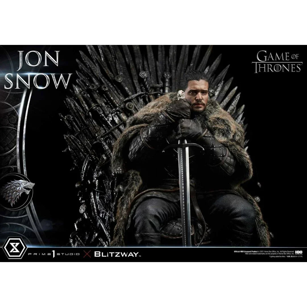 Game Of Thrones Jon Snow 1/4 Skala Figur von Prime1 Studios