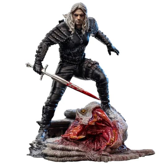 Geralt von Riva Die Hexer Art Scale 1/10 Statue von Iron Studios