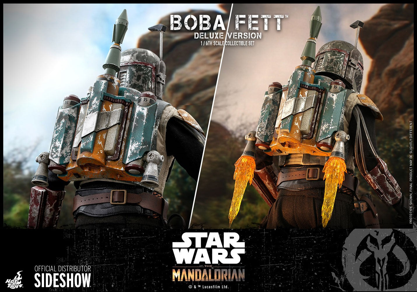 Boba Fett Deluxe Version Set von Hot Toys