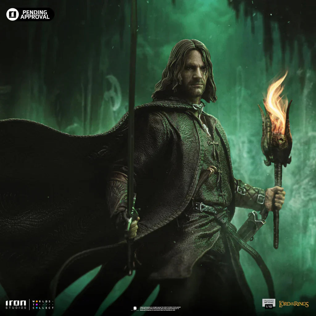 Aragorn Unleashed Statue von Iron Studios