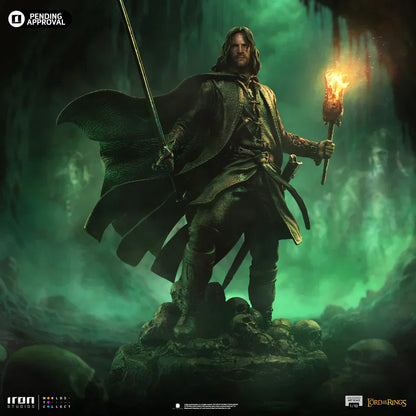 Aragorn Unleashed Statue von Iron Studios