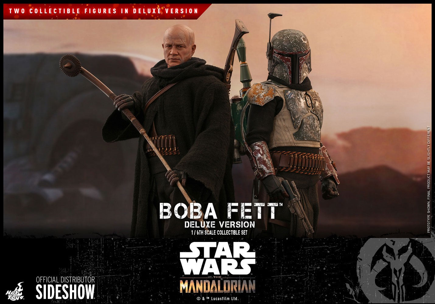 Boba Fett Deluxe Version Set von Hot Toys
