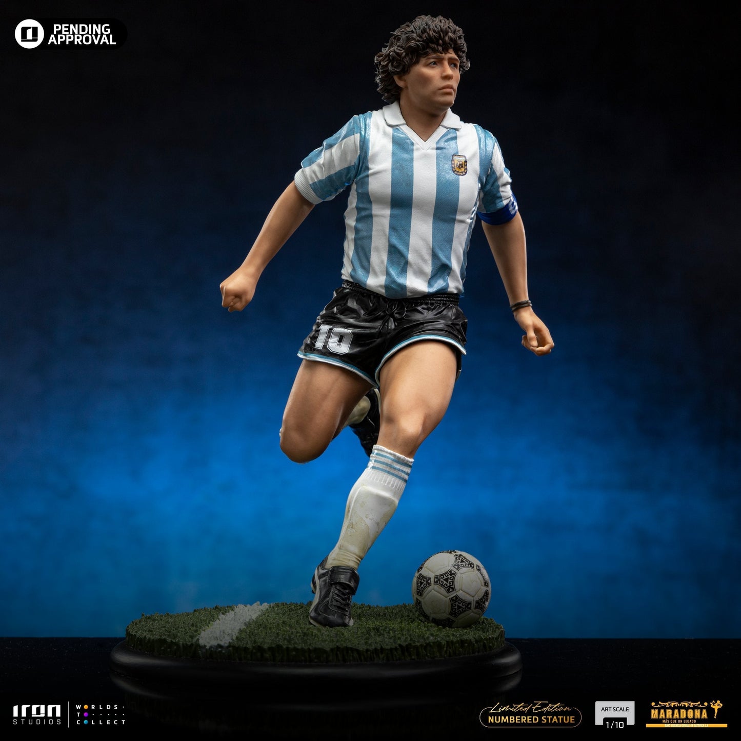 Diego Maradona (Argentinien-Version) 1/10 Statue von Iron Studios
