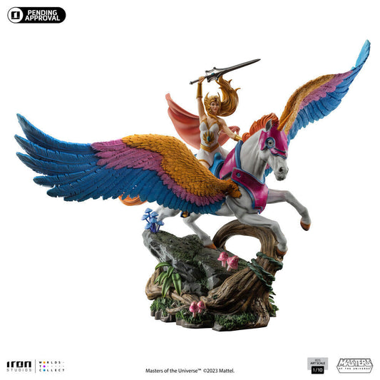 SHE-RA UND SWIFT WIND DELUXE 1:10 Maßstab Statue von Iron Studios