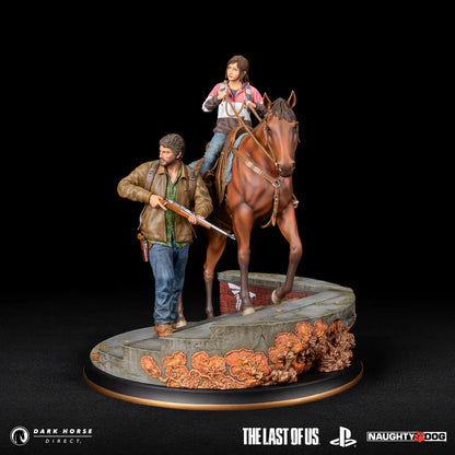 The Last of Us: Joel & Ellie zu Pferd Premium Statue