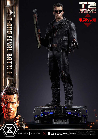 Terminator 2: Tag der Abrechnung T-800 Final Battle DX Bonus Version von Prime 1 Studio