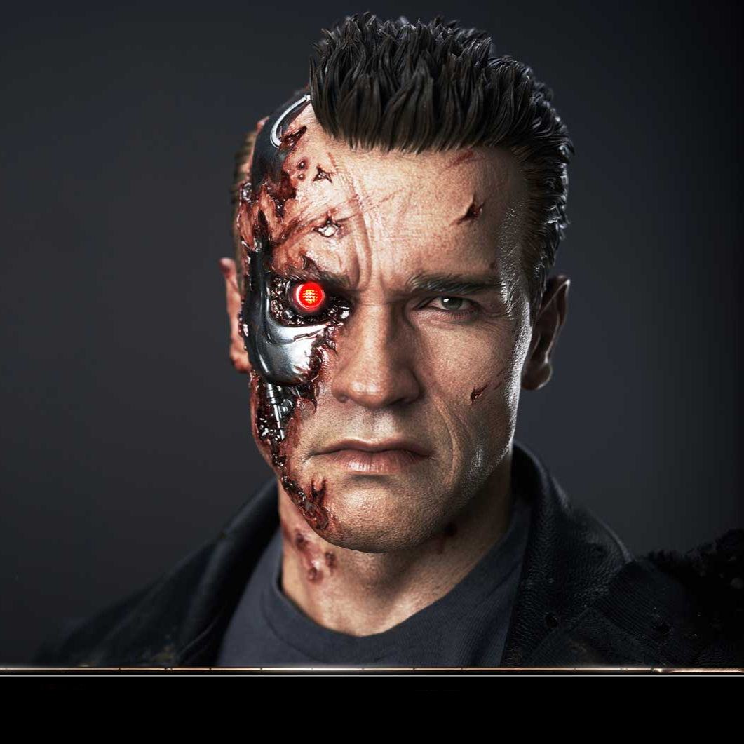 Terminator 2: Tag der Abrechnung T-800 Final Battle DX Bonus Version von Prime 1 Studio