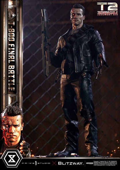 Terminator 2: Tag der Abrechnung T-800 Final Battle DX Bonus Version von Prime 1 Studio
