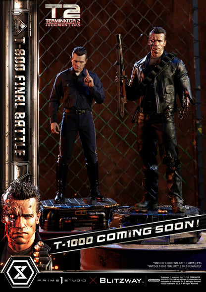 Terminator 2: Tag der Abrechnung T-800 Final Battle DX Bonus Version von Prime 1 Studio