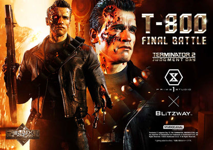 Terminator 2: Tag der Abrechnung T-800 Final Battle DX Bonus Version von Prime 1 Studio