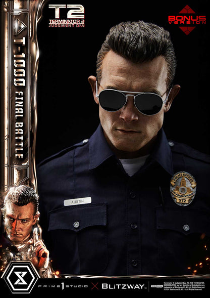Terminator 2: Tag der Abrechnung T-1000 Final Battle DX Bonus Version Statue von Prime1 Studios