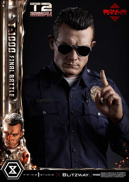 Terminator 2: Tag der Abrechnung T-1000 Final Battle DX Bonus Version Statue von Prime1 Studios