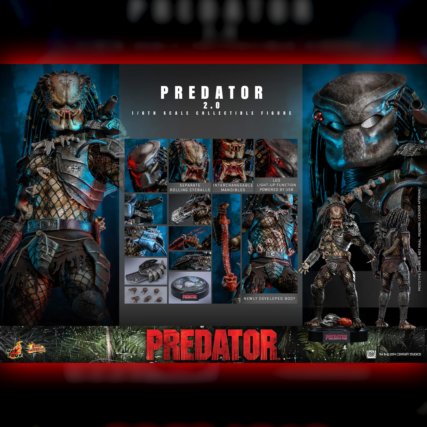 Predator (2.0) Sixth Scale Figur von Hot Toys