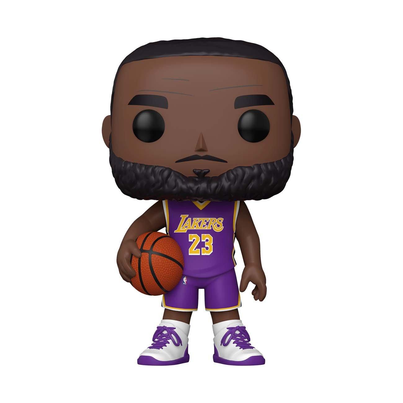 NBA: LA Lakers LeBron James (Lila Trikot) 10 Zoll Funko POP!