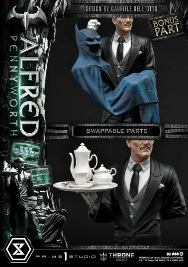 Alfred Pennyworth Throne Legacy Statue von Prime 1 Studios