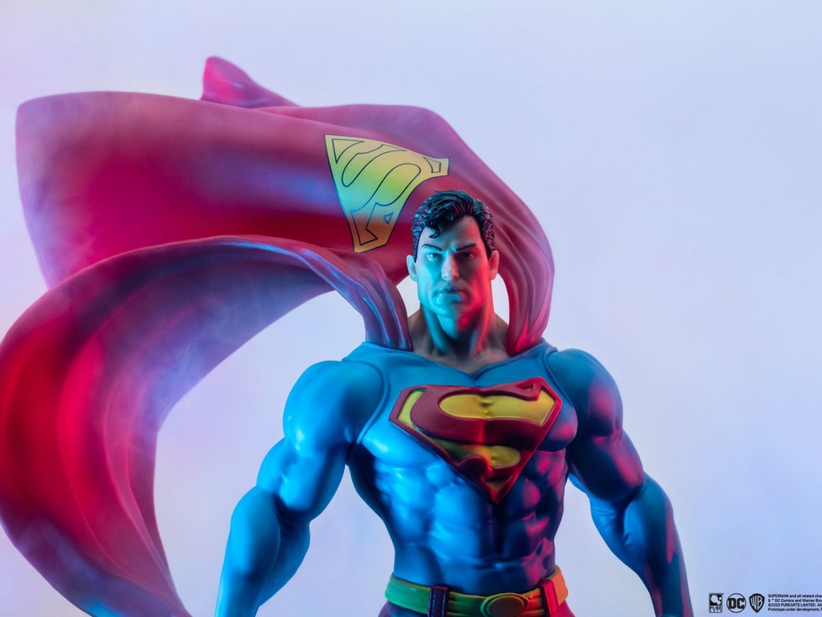 DC Heroes Superman Klassische Version 1:8 Maßstab Statue Previews Exklusiv