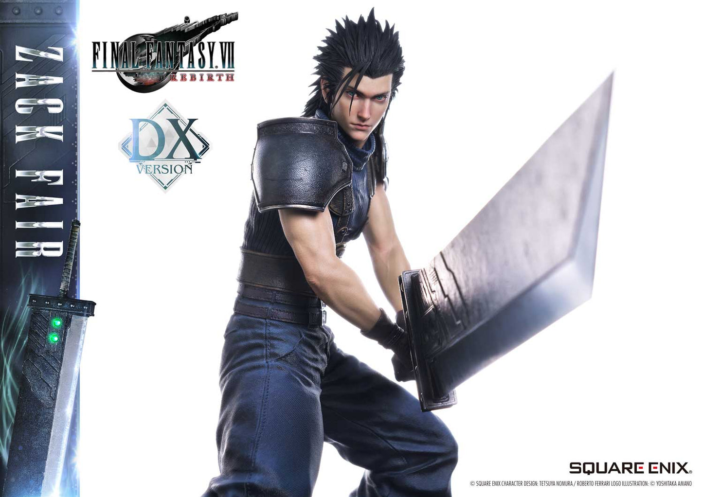 FINAL FANTASY VII REBIRTH 1/4 Maßstab Zack Fair Deluxe Version Statue von Prime1 Studios