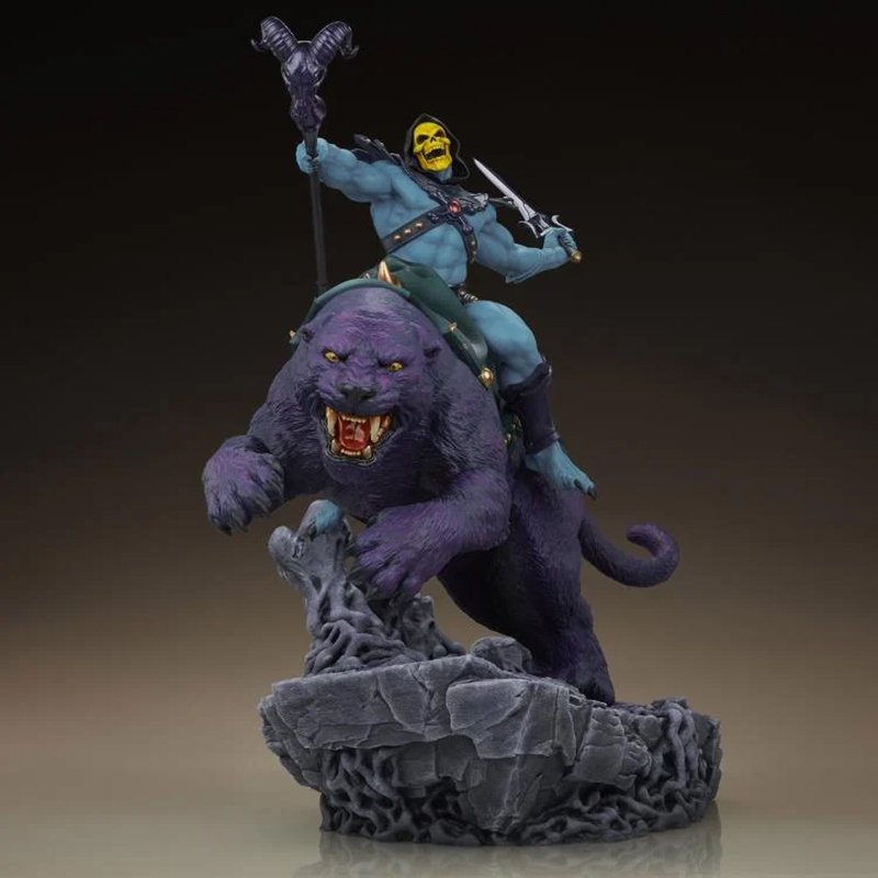 Skeletor & Panthor Classic Deluxe Statue von Tweeterhead