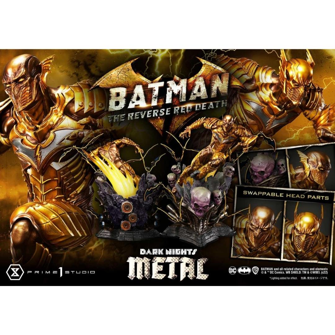 Die Reverse Red Death DC Dark Knights Metal Statue von Prime 1 Studio