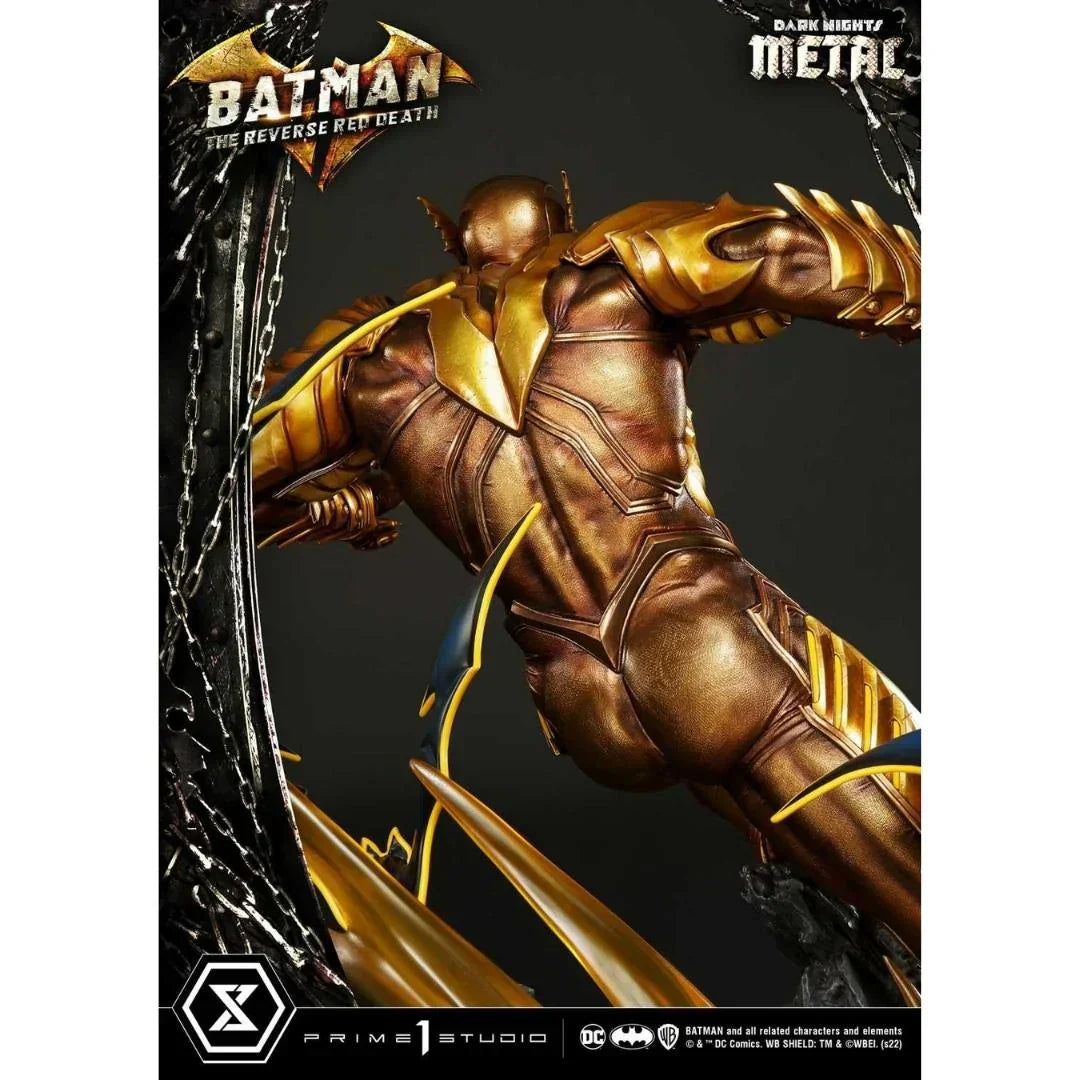 Die Reverse Red Death DC Dark Knights Metal Statue von Prime 1 Studio