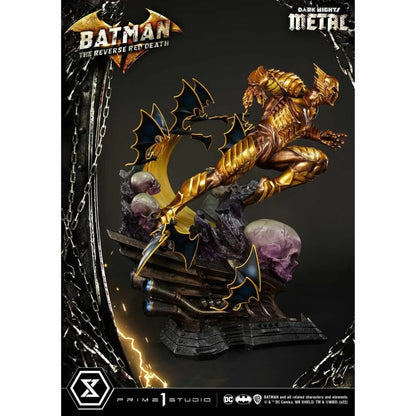 Die Reverse Red Death DC Dark Knights Metal Statue von Prime 1 Studio