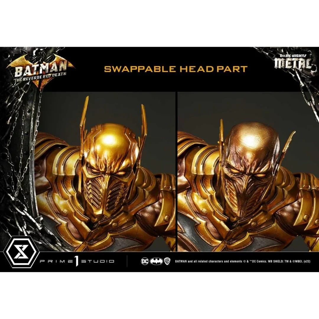 Die Reverse Red Death DC Dark Knights Metal Statue von Prime 1 Studio