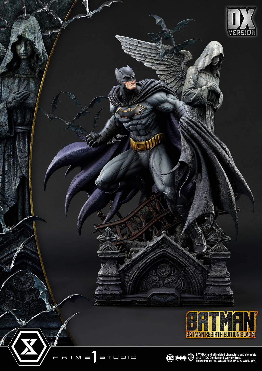 Batman Rebirth Edition (Schwarz) DX Bonus Version Statue von Prime 1 Studio