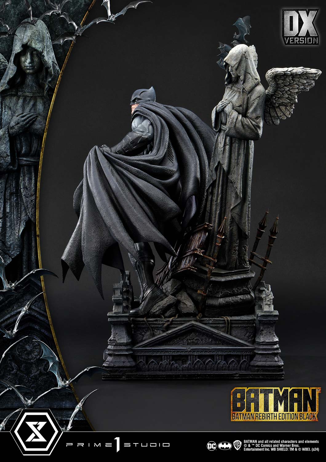 Batman Rebirth Edition (Schwarz) DX Bonus Version Statue von Prime 1 Studio