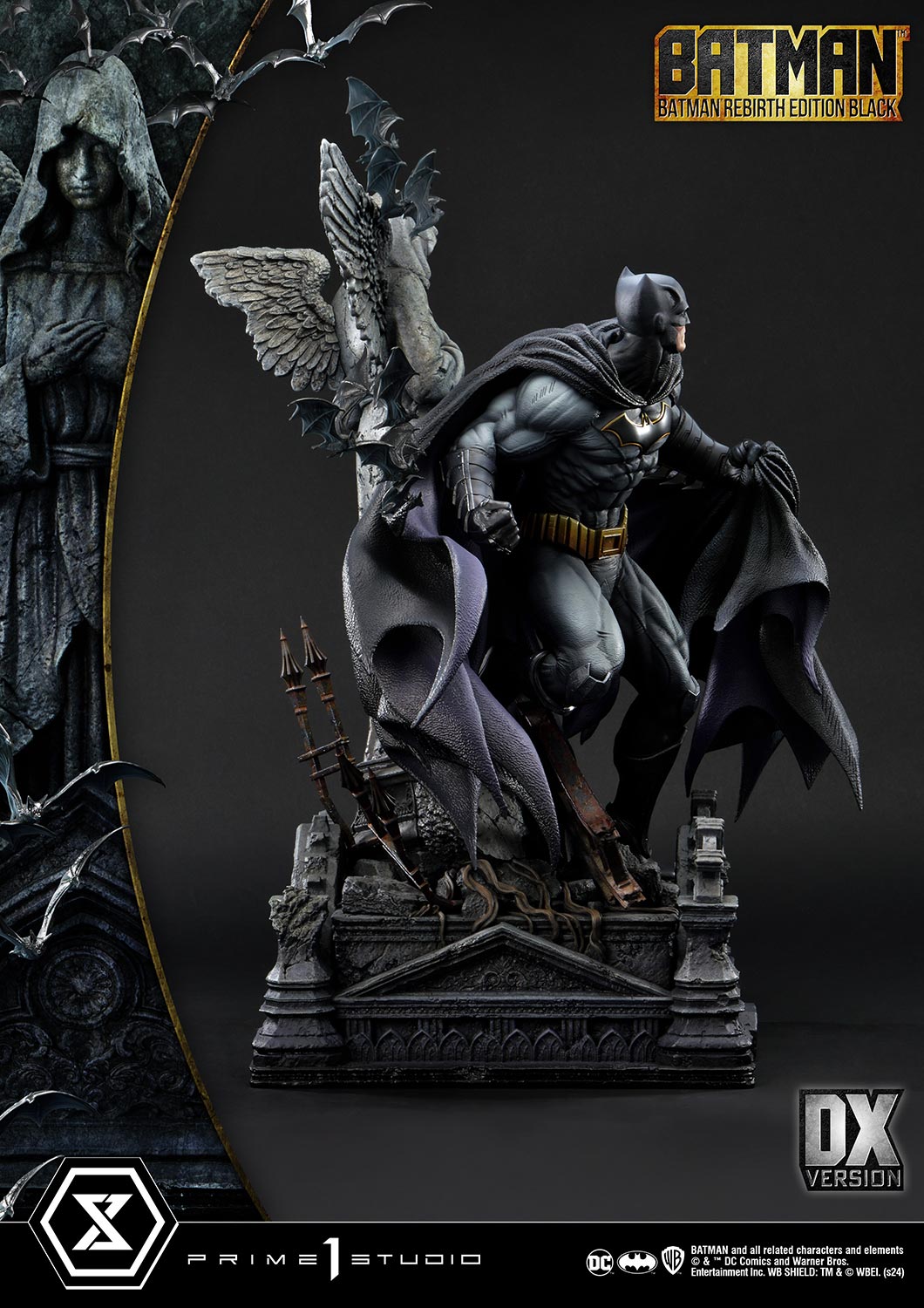 Batman Rebirth Edition (Schwarz) DX Bonus Version Statue von Prime 1 Studio